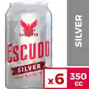 Escudo Cerveza Silver Lager en Lata