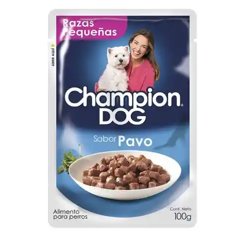 Champion Dog Trocitos en Salsa Sabor a Pavo 