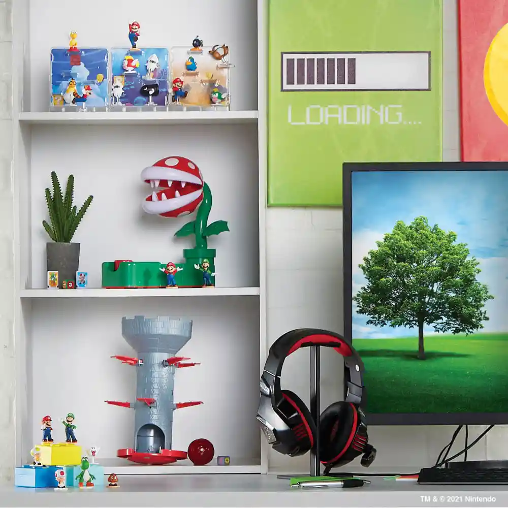 Súper Mario Juego de Balancín Escena Vuelo