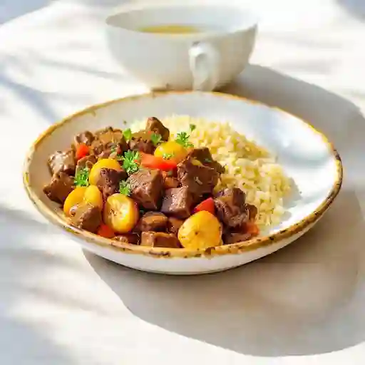 Colacion Individual Chapsui De Carne Con Arroz Chaufan