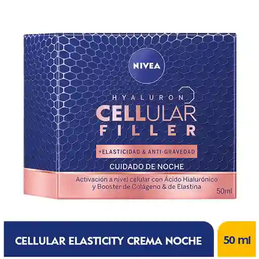 Nivea Hyaluron Cellular Filler Crema de Noche Elasticidad y Anti-Gravedad Noche