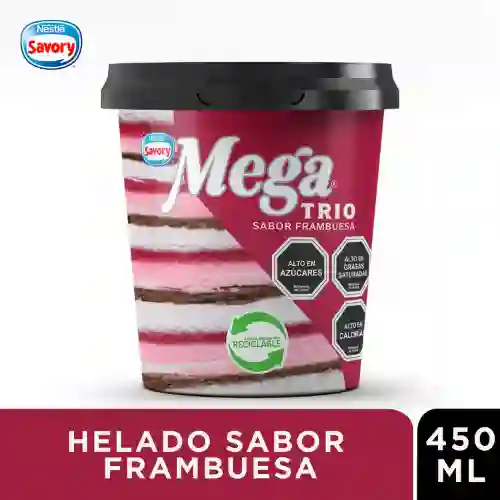 Helado Mega Trio Frambuesa 450 ml