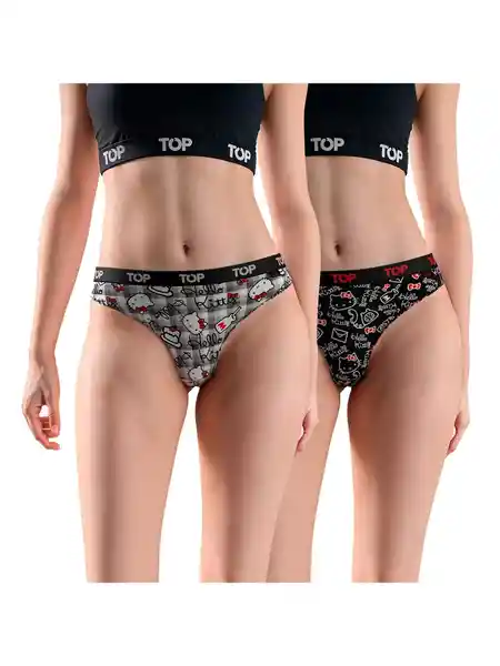 Top Calzón Colaless Hk Surtido XS M502AHKP2C2