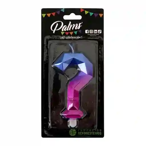 Palms Vela Biselada Diseño Signo Interrogación