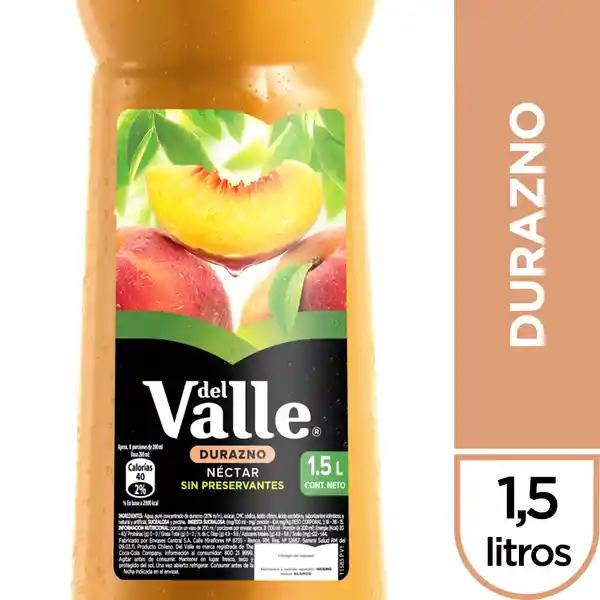 Del Valle Nectar Durazno 1,5 Lt