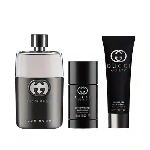 Gucci Guilty Set Perfume + Desodorante + Gel de Baño