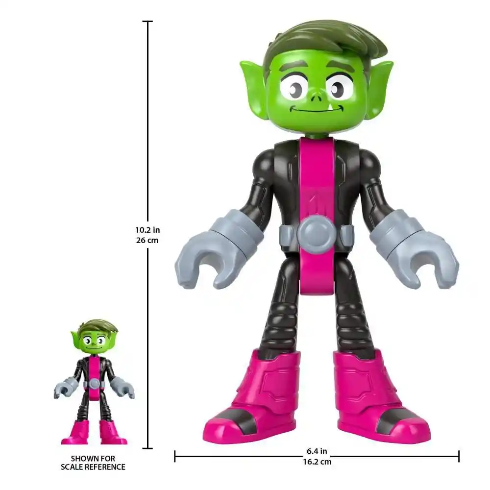 Imaginext Figura De Acción Ttg Xl Beast Boy