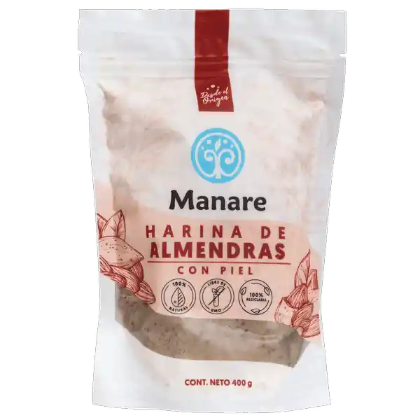 Manare Harina Almendras Con Piel