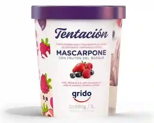 Tentación mascarpone frutos del bosque