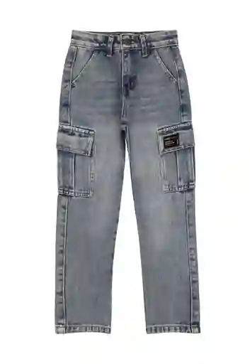 Jean Cargo Essence Kids Niño Azul Talla 02 - 248