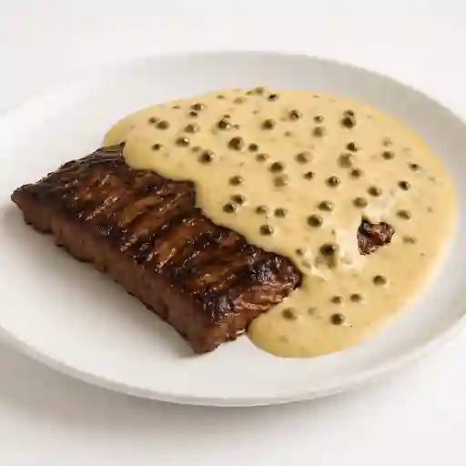 Entraña con Salsa Pimienta