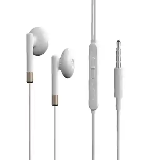 Miniso Audífonos De Cable 1317m Blanco/plata