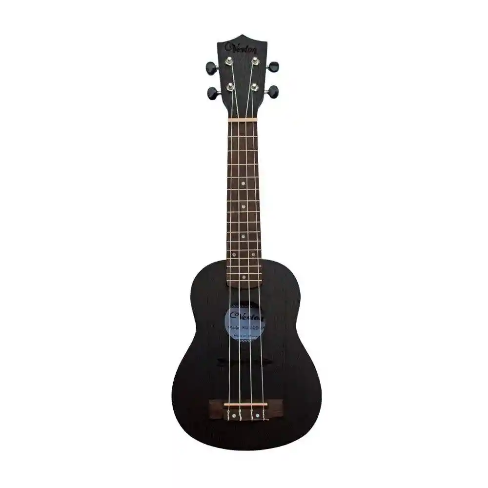 Ukelele Veston Soprano 21 Pulgadas Negro Con Funda Acolchada