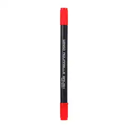 Miniso Plumón Acuarela - Doble Punta - Rojo - 16.8*1.2 Cm