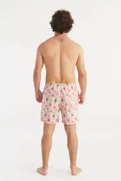 Short Traje de Baño Adulto Venecitas de Bar Taquillero Talla M