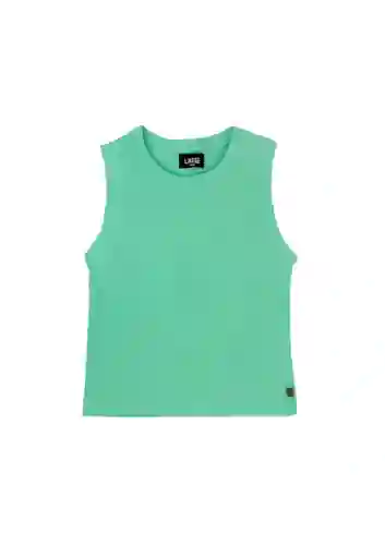 Top Teens Sin Mangas Essence Niña Verde Talla 12/S - 530