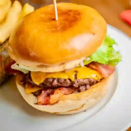 Hamburguesa con Queso Fogón