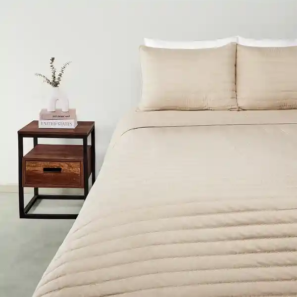 Ripley Home Plumón Cationic W 2 Plazas Taupe