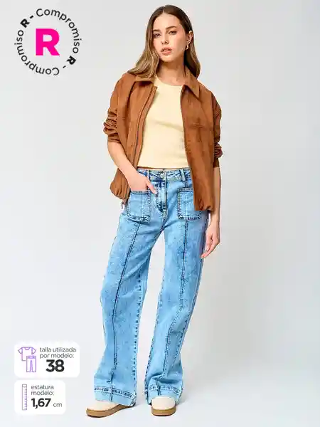 Index Pantalón Moda Demarina Color Celde 40 S25