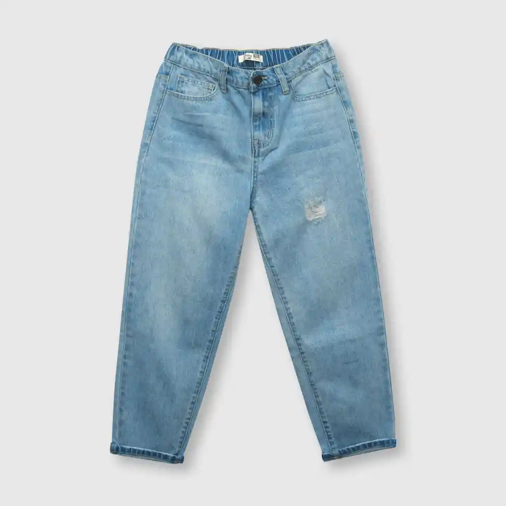 Jeans Slouchy De Niño Azul Talla 12a