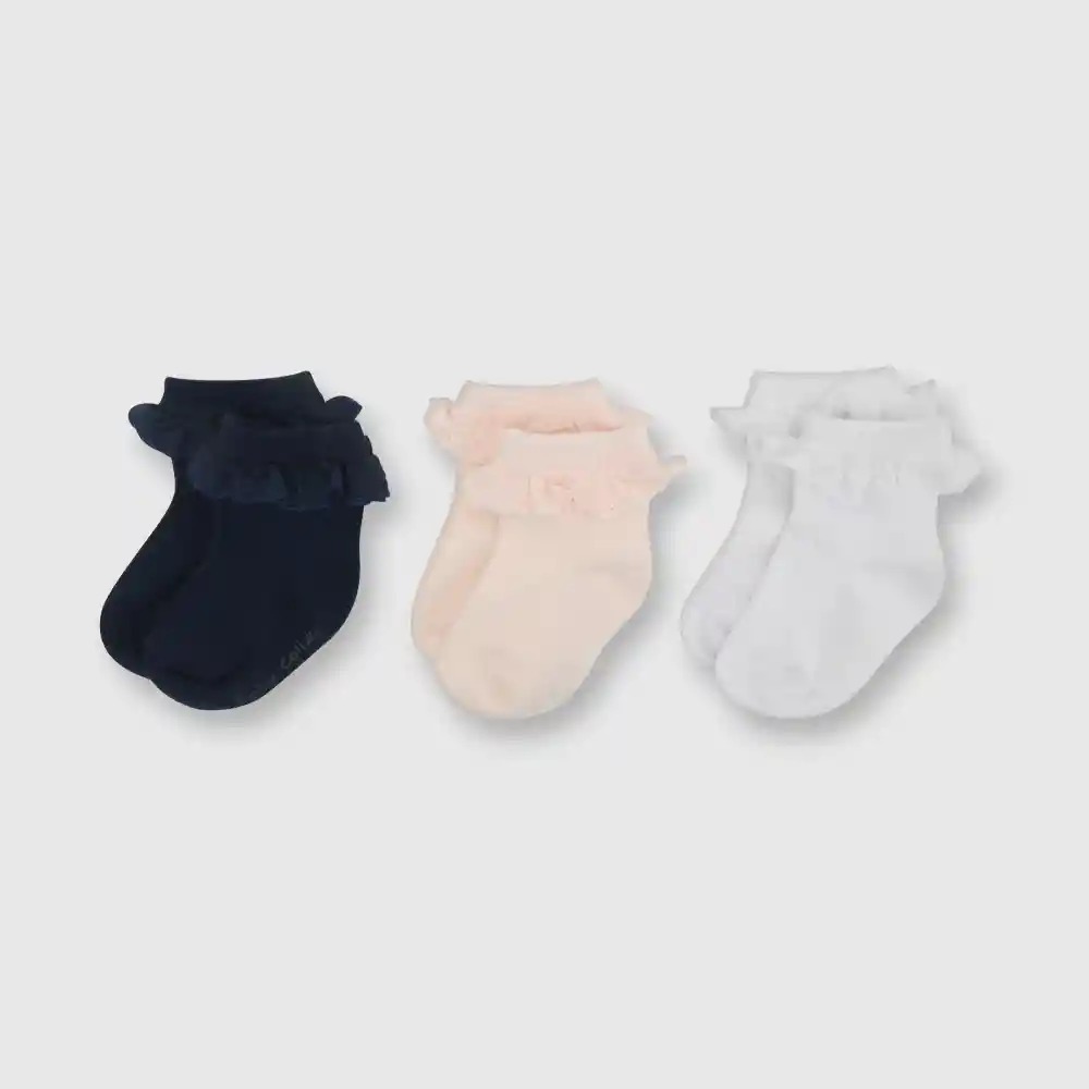 Pack Calcetines Deportivo Clásico Blanco Talla 14/16