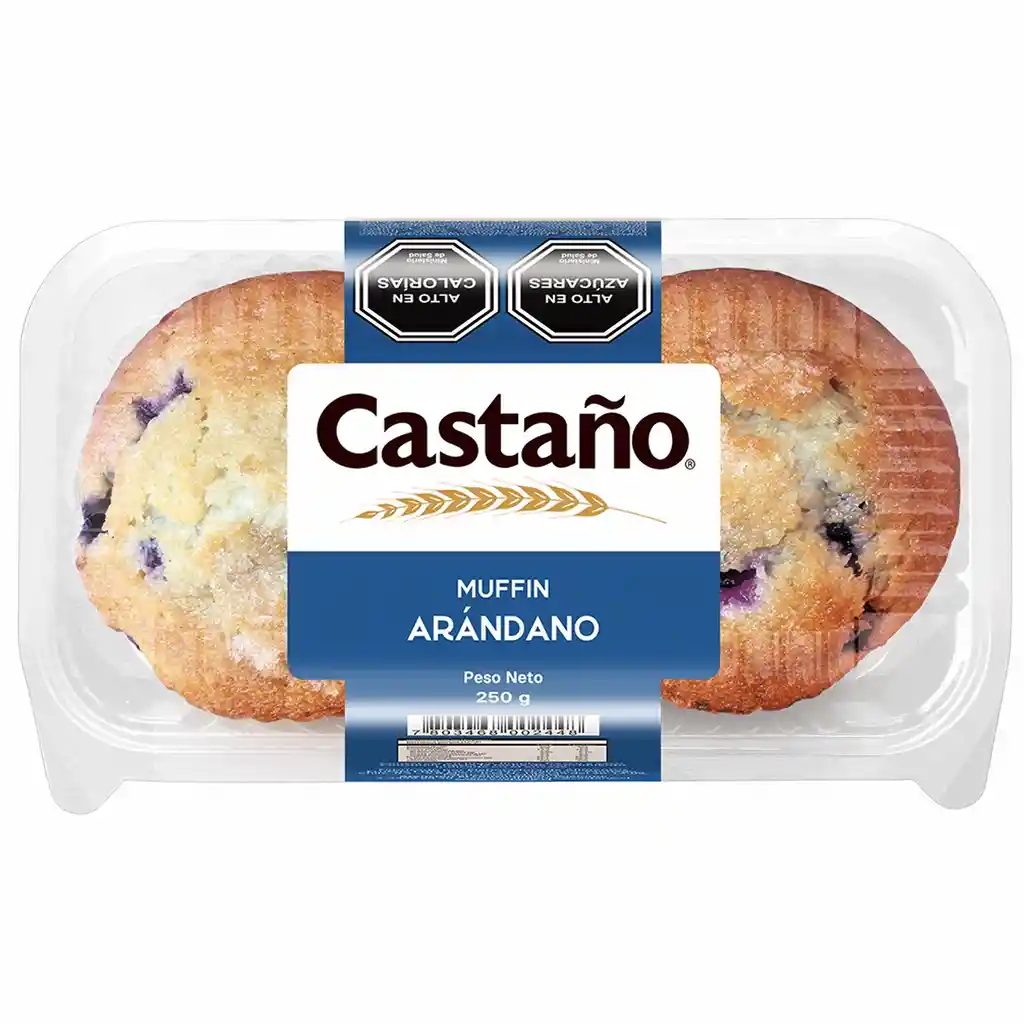 Castaño Muffin Arándano