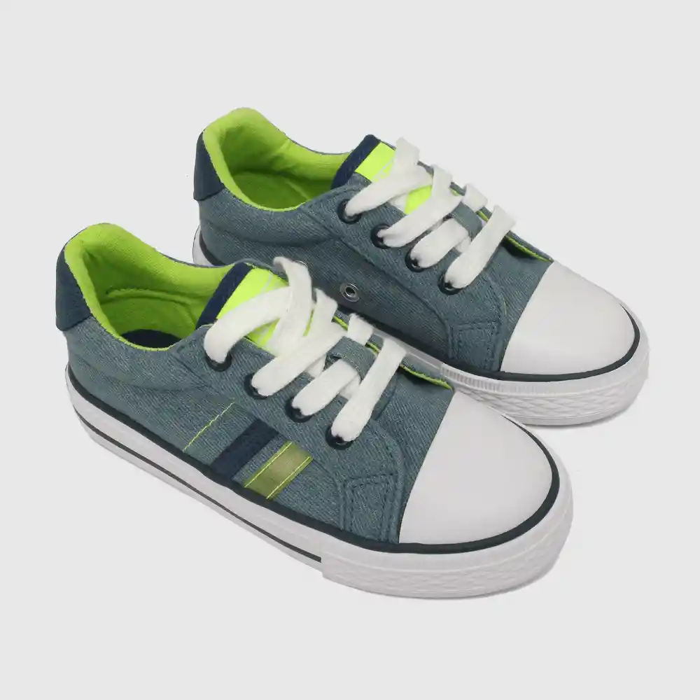 Zapatillas Urbana De Niño Azul Talla 26