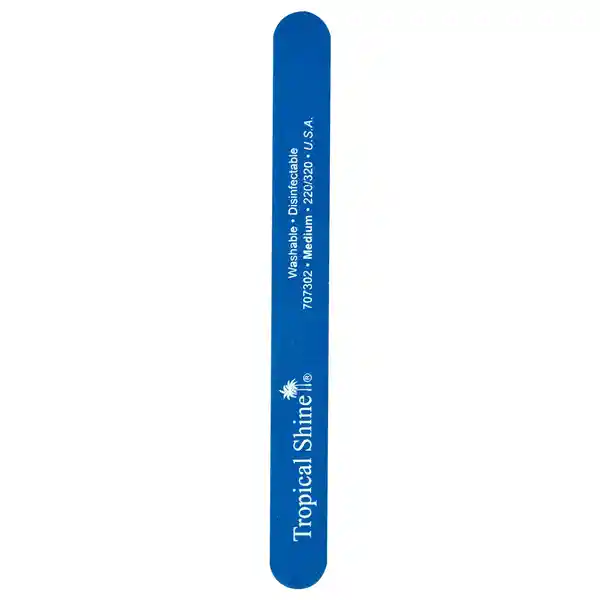 Tropical Shine Lima Acolchada Media Azul Regular