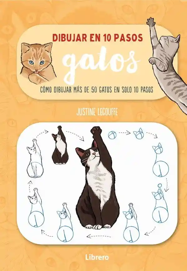 Dibujar en 10 Pasos: Gatos