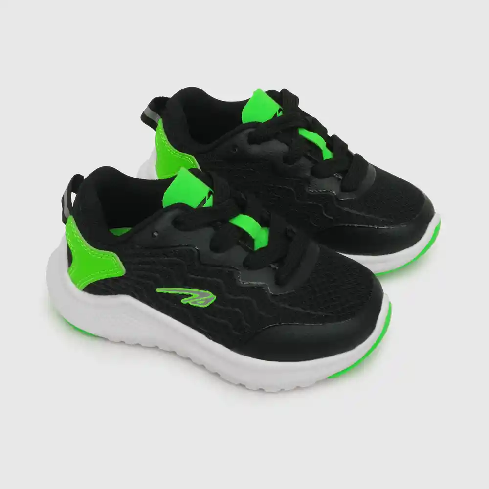 Zapatillas Deportiva Caña Baja Negro Talla 27