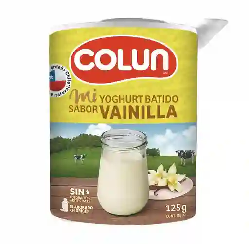 9 x Yoghurt Batido Colun 125 g Vainilla