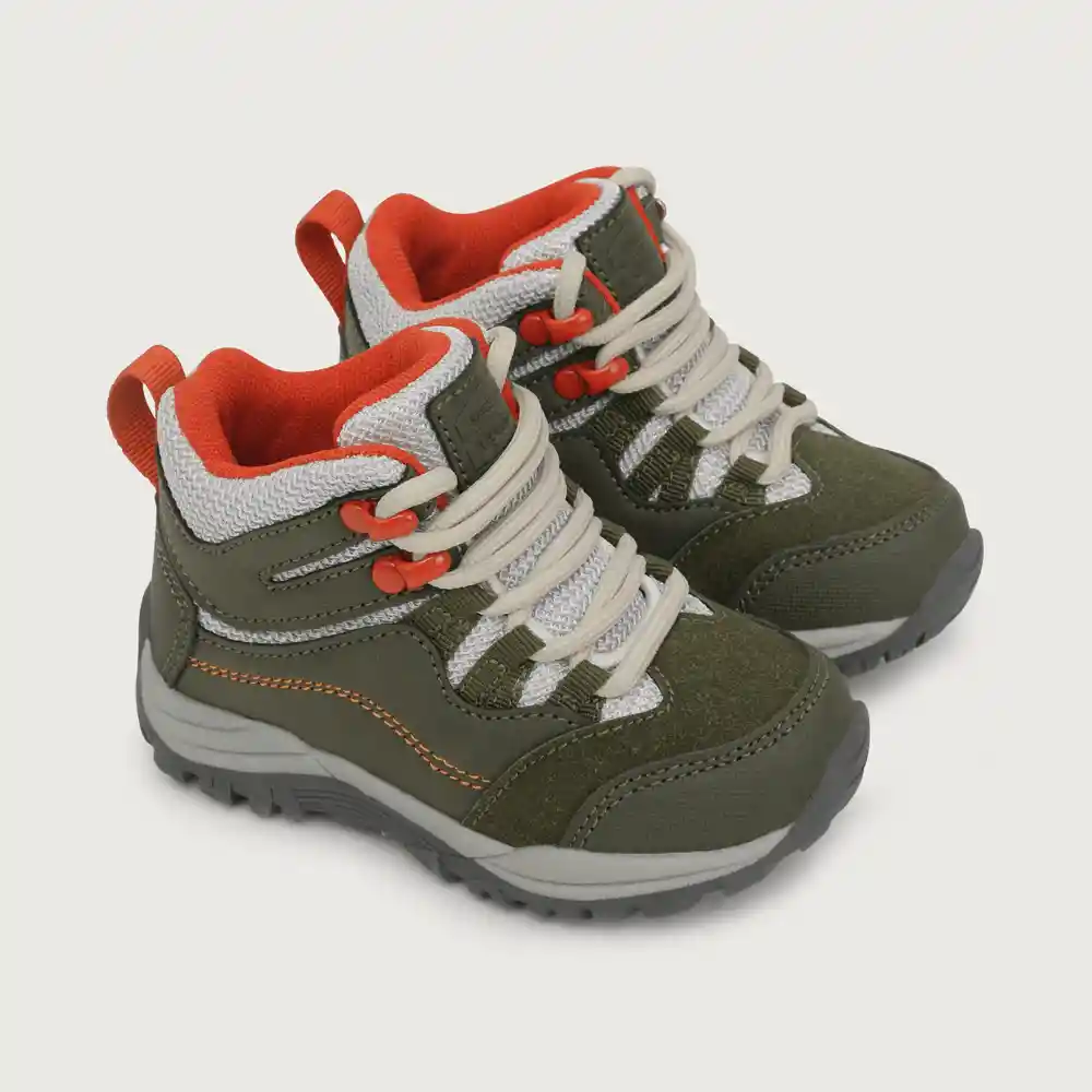 Botines Outdoor Niño Verde Talla 25
