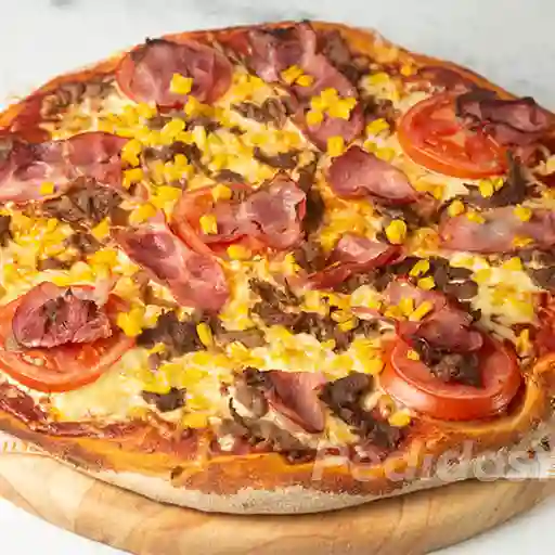 Pizza mega pollo bbq