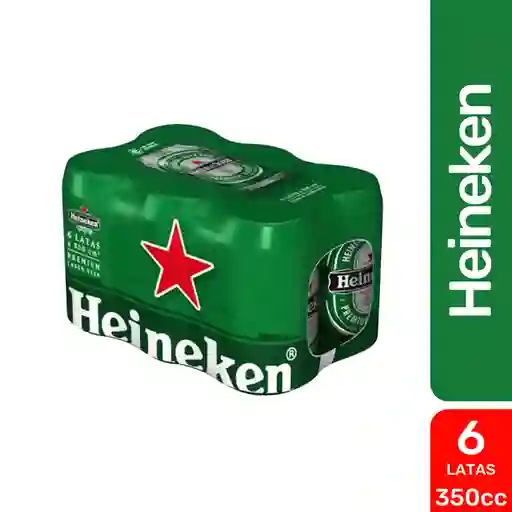 2 Sixpack Heineken Lata 350 cc