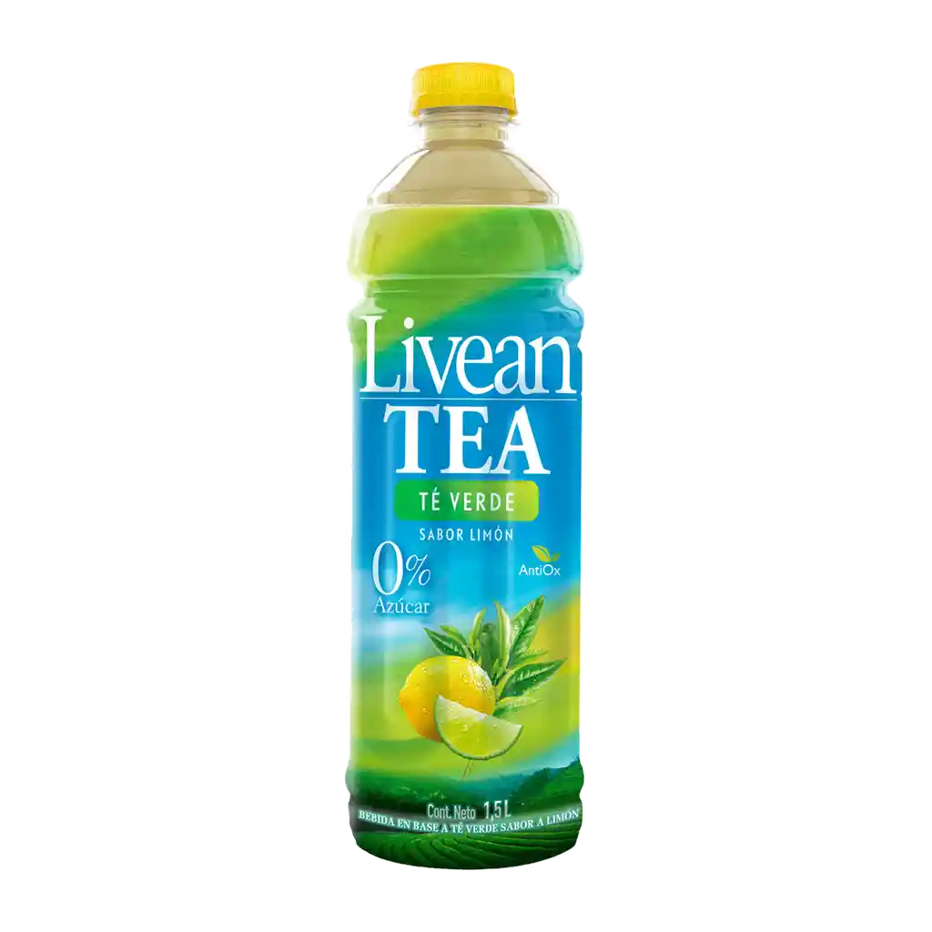 Livean Tea Té Verde Sabor a Limón 