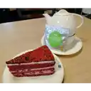 Red Velvet Cake y Té Jazmín/café