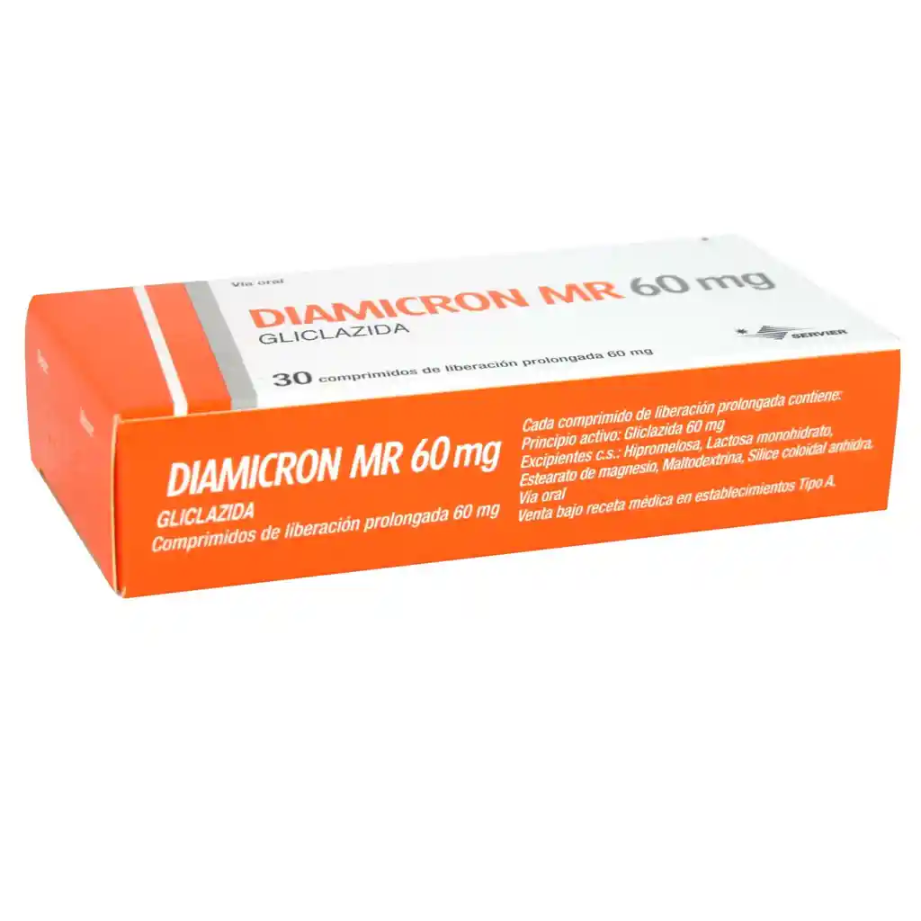 Diamicron MR 60 mg Comprimidos Sublinguales