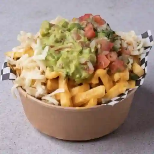 Papas Fritas con Guacamole