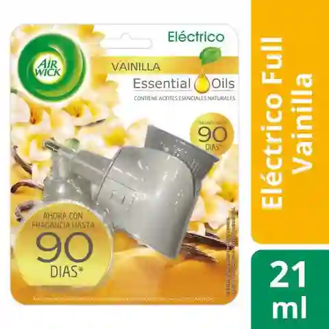 Air Wick Desodorante Ambiental Eléctrico Aparato + Repuesto Vainilla 21ml