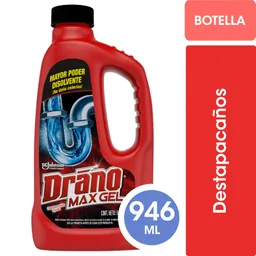Drano Destapacaño Líquido Plus Max Gel 946 mL