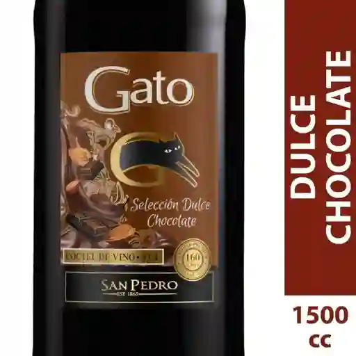 Gato Vino Tinto Sel Dulce Chocolate