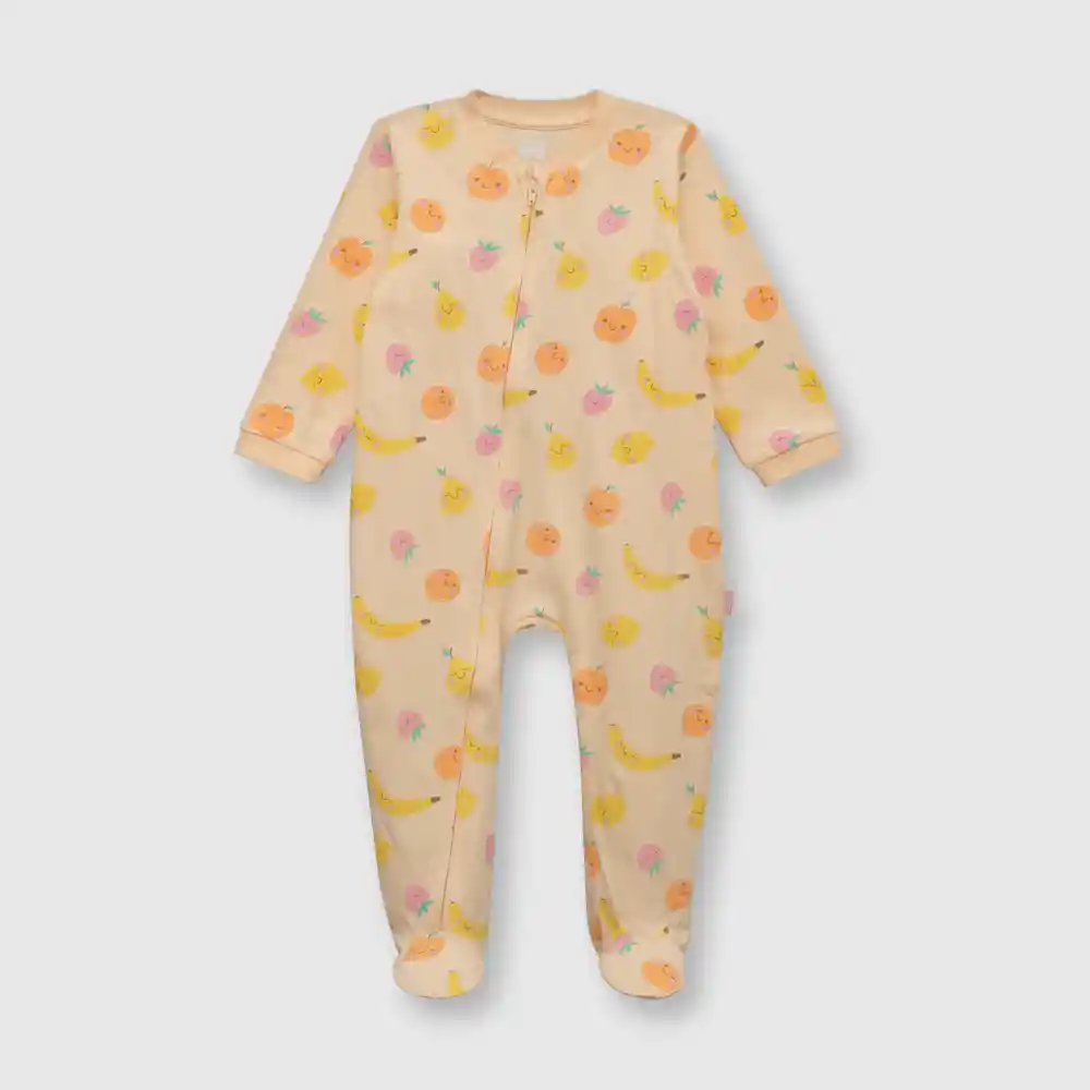 Pijama Algodón Bebé Niña Damasco Talla 18/24m