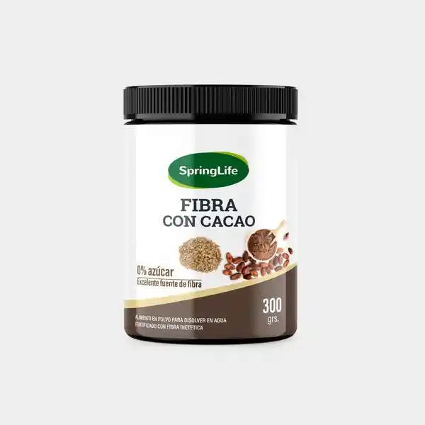 Springlife Suplemento Alimentario Fibra Con Cacao Sin Azúcar