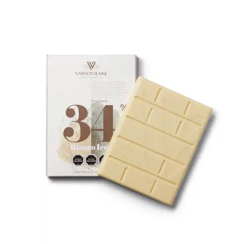 Barra Chocolate Blanco Icoa 34% Varsovienne