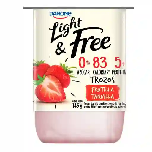 Light & Fre Yogur Danone Trozos Frutilla