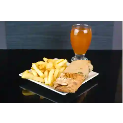 Shawarma Moha Vegano+ Papas+ Té Moha-138