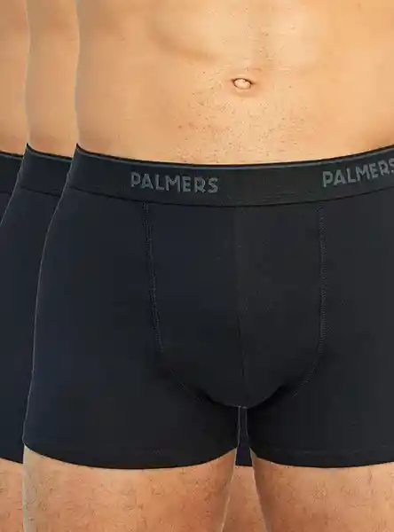 Palmers Pack Bóxer Medio Algodón Negro Talla L Pr109