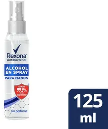 Alcohol Rexonaantibacterial Sin Perfume Para Manos En Spray