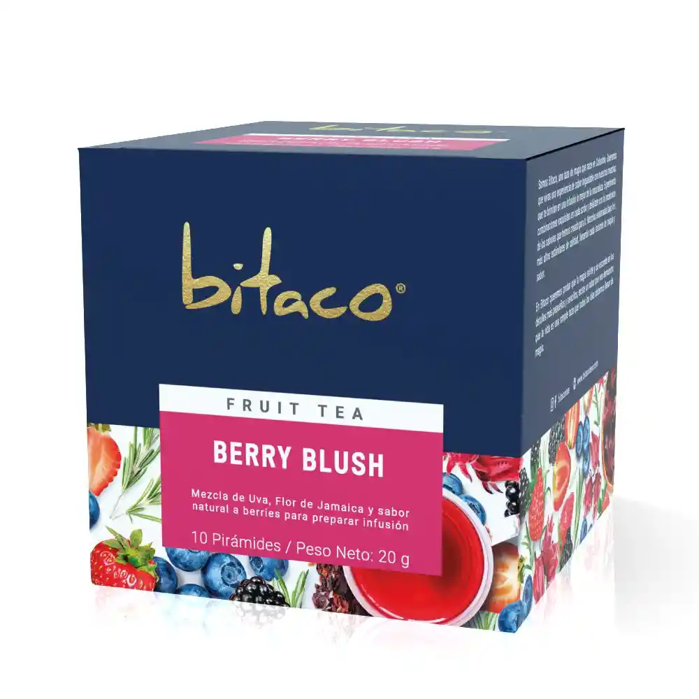 Bitaco Infusión Frutal Berry Blush Flor de Jamaica