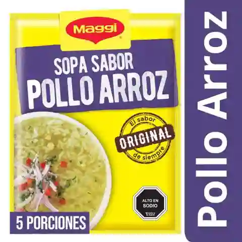 3 x Sopa Maggi 70 g Pollo/Arroz